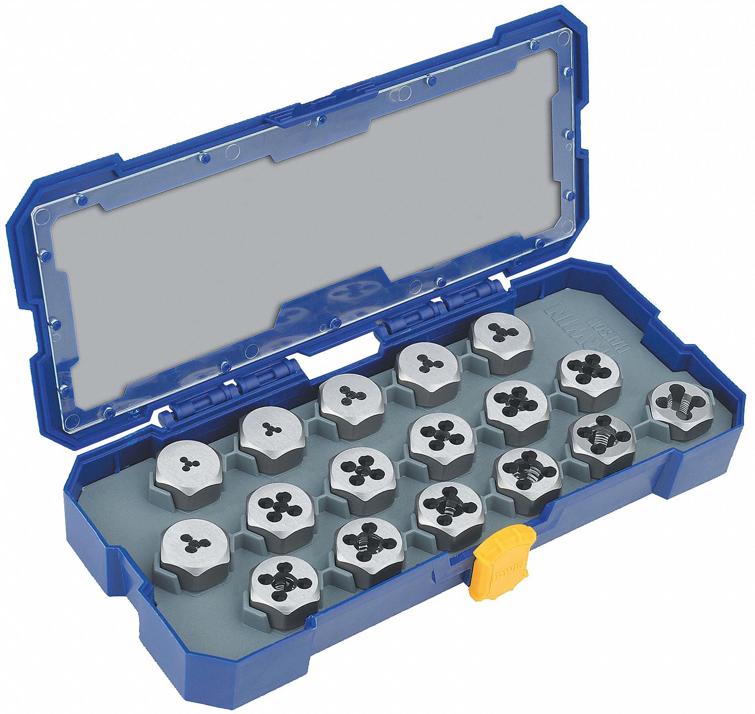Solid Die Set, #4-1/2, 1/8-27, 1 Hex, 17Pc