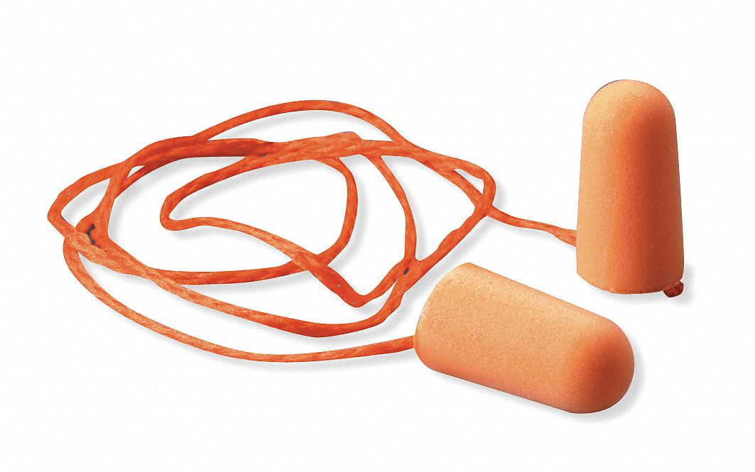 Ear Plugs, 29dB, Corded, Univ, PK100