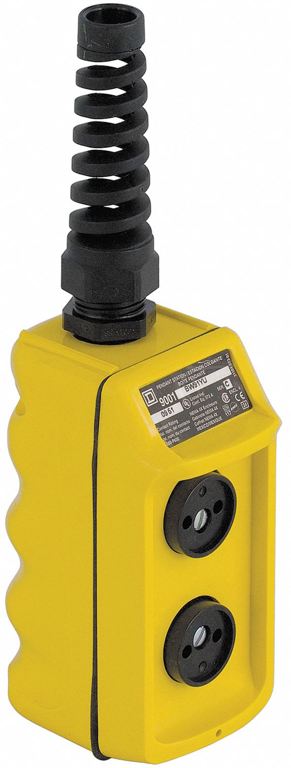 Pendant Station, Yellow, 2NO, Up/Down