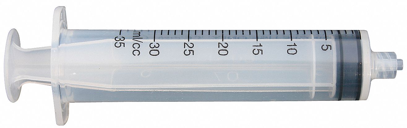 Syringe, Luer Lock, Poly, 3CC, Pk 10