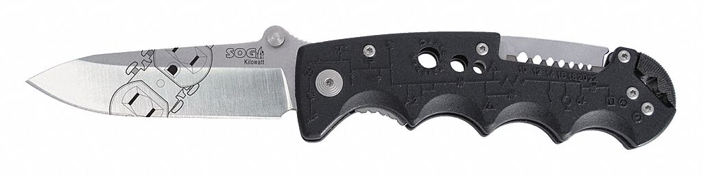 Kilowatt(TM) Folding Knife w/Stripper