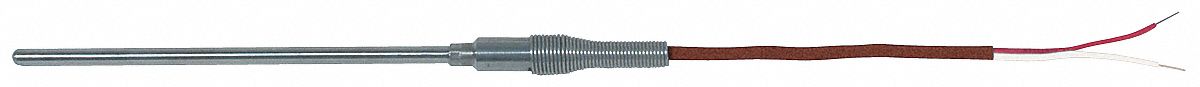 Thermocouple Probe, J, 6In, .125In Sheath