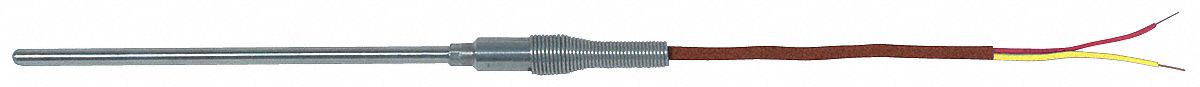 Thermocouple Probe, K, 18In, .062In Sheath