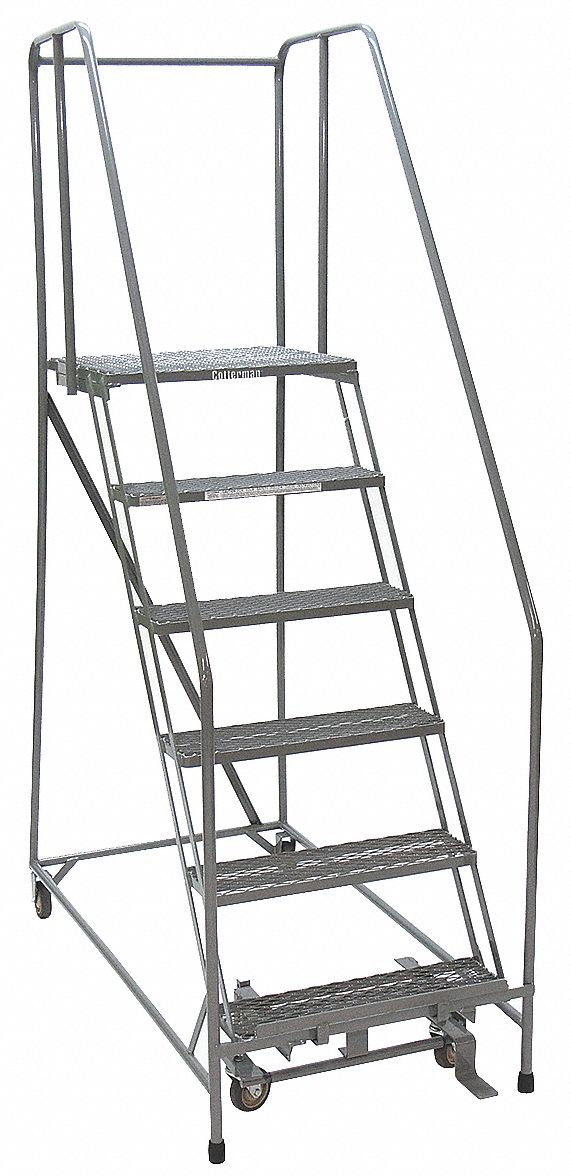 Rolling Ldr, Welded, Hndrl, Platfm 70In H