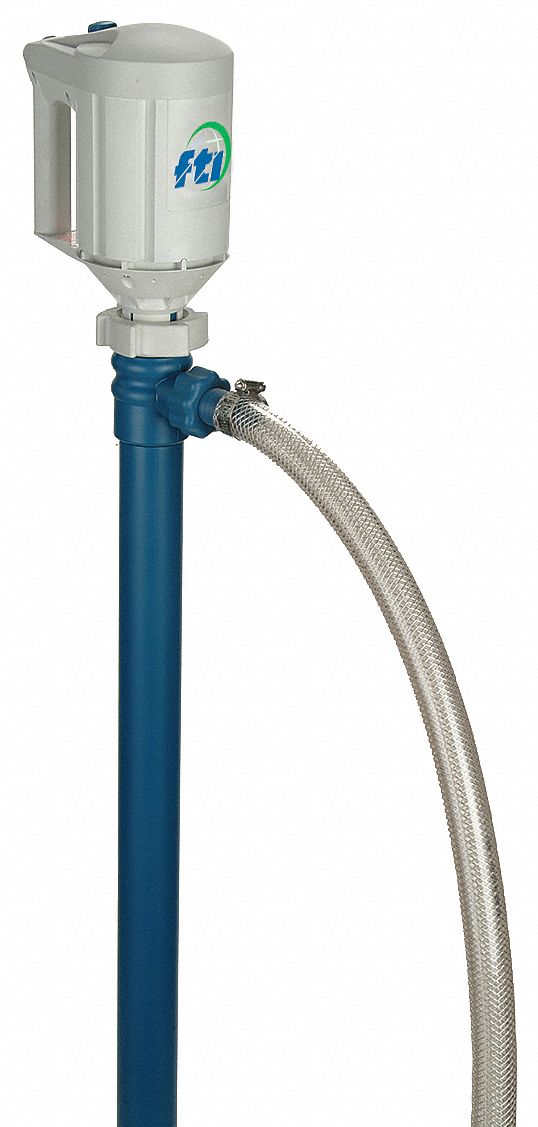 Drum Pump, 4/5 HP, 1 In Outlet, 60 In OAL