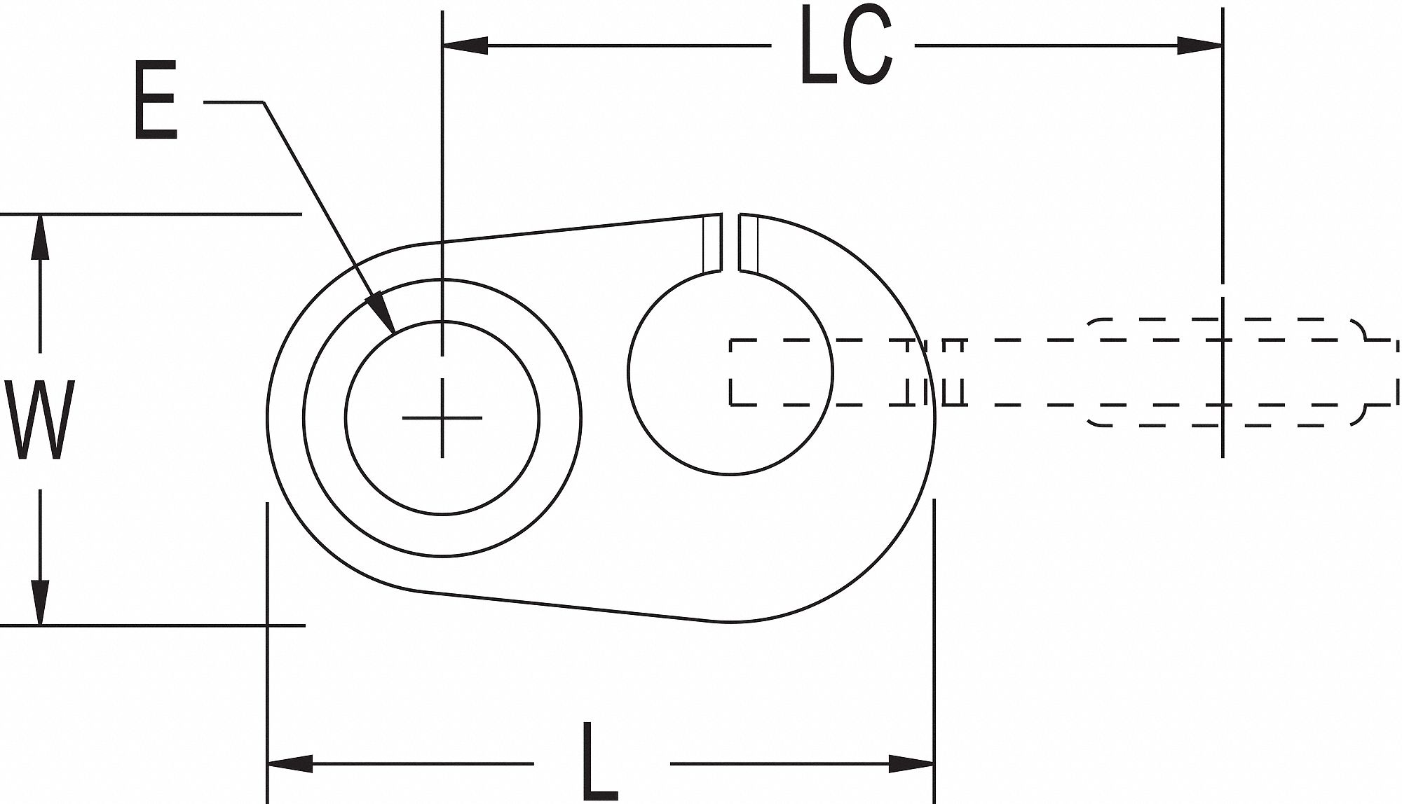 Rope Connector, 316 Stainless Steel