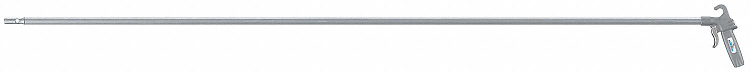 Air Gun, Chrome, 76-1/4 In. L, 120 psi