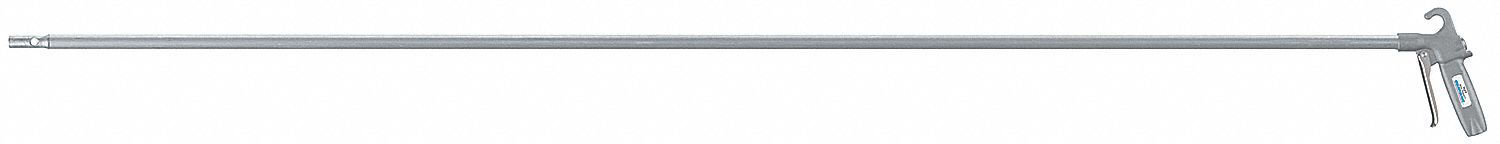 Air Gun, Chrome, 120 psi, 76-1/4 In. L