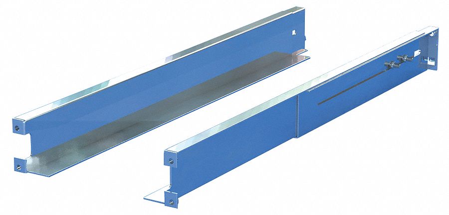 Heavy Duty Support Rail, Pk 2