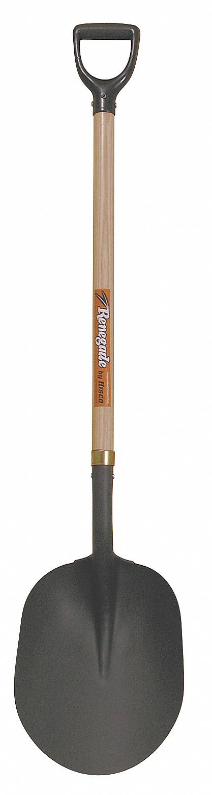 Gravel Bunk Scoop, 38 In. Handle, Steel