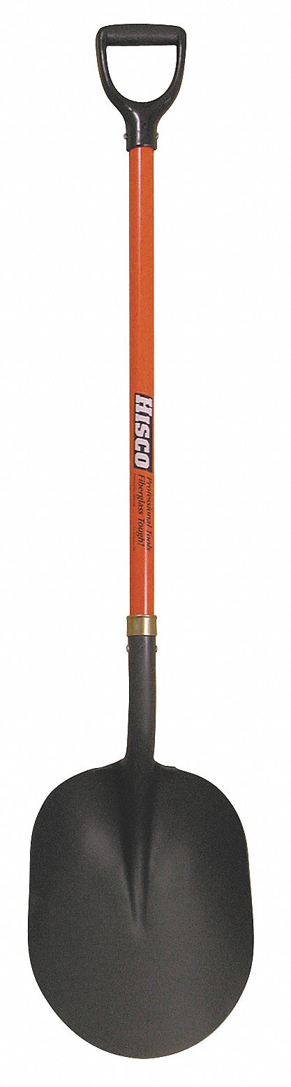 Gravel Bunk Scoop, 37 In. Handle, Steel