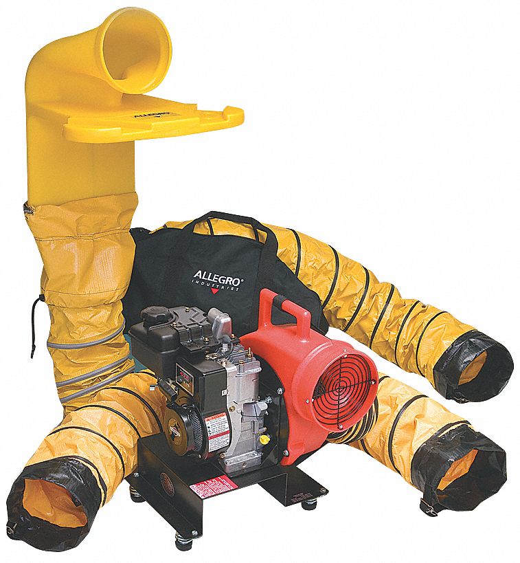 Confined Space Blower, Gasoline, 19