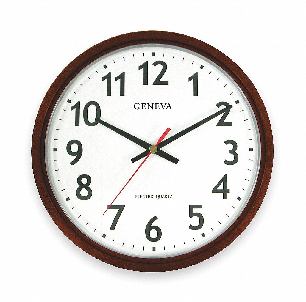 Clock, Electric, Round