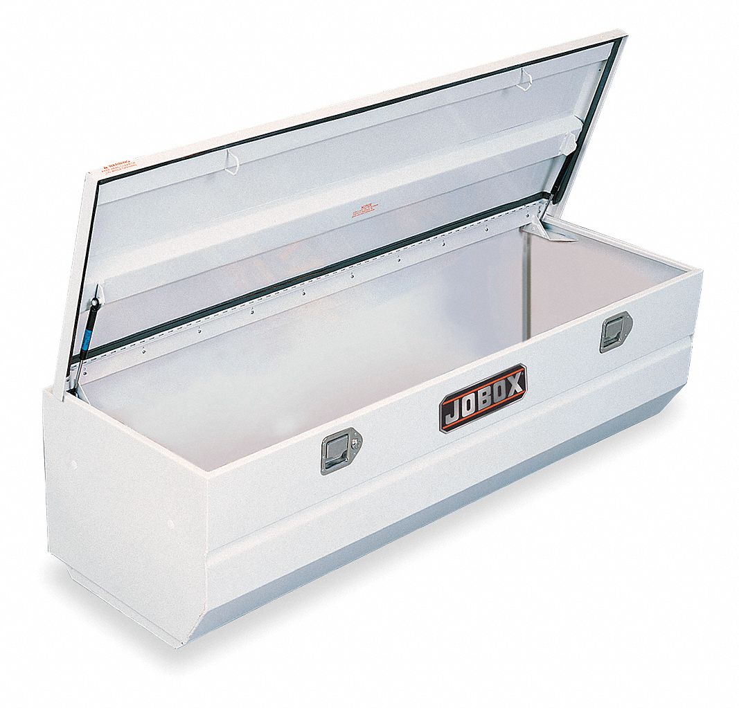 Truck Box, Chest, 10.3Cu-Ft, Stl, White