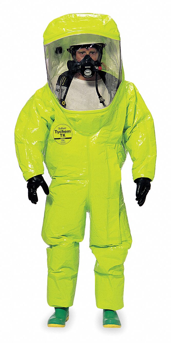 Encapsulated Suit, 3XL, Tychem TK, Lime
