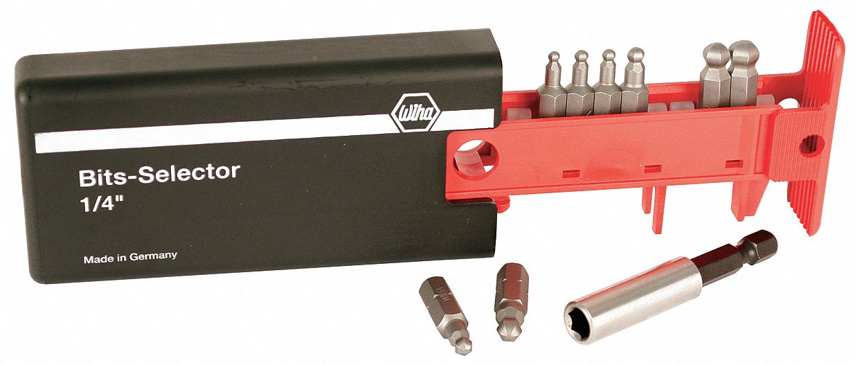 Ball End Hex Bit Set, 10 Pc