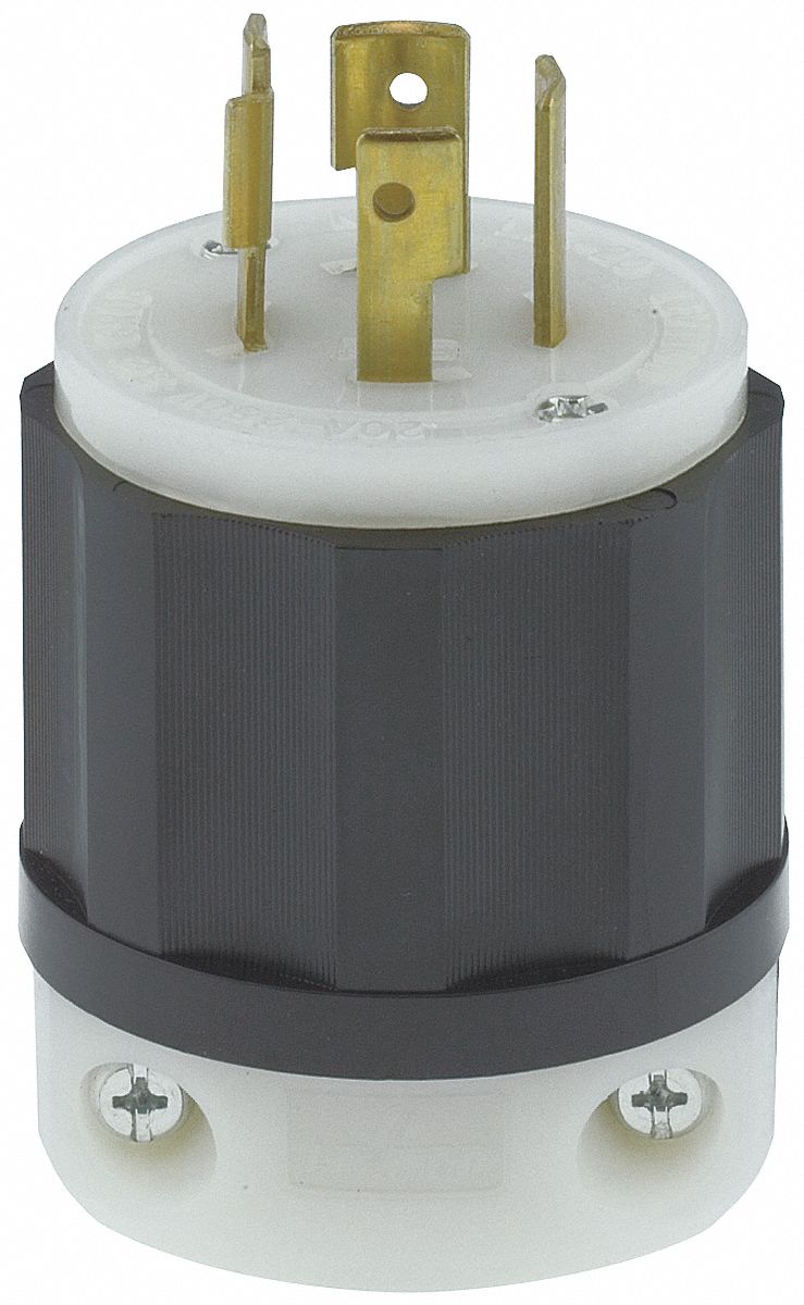 Locking Plug, L16-20P, 3P, 4W, 3Ph
