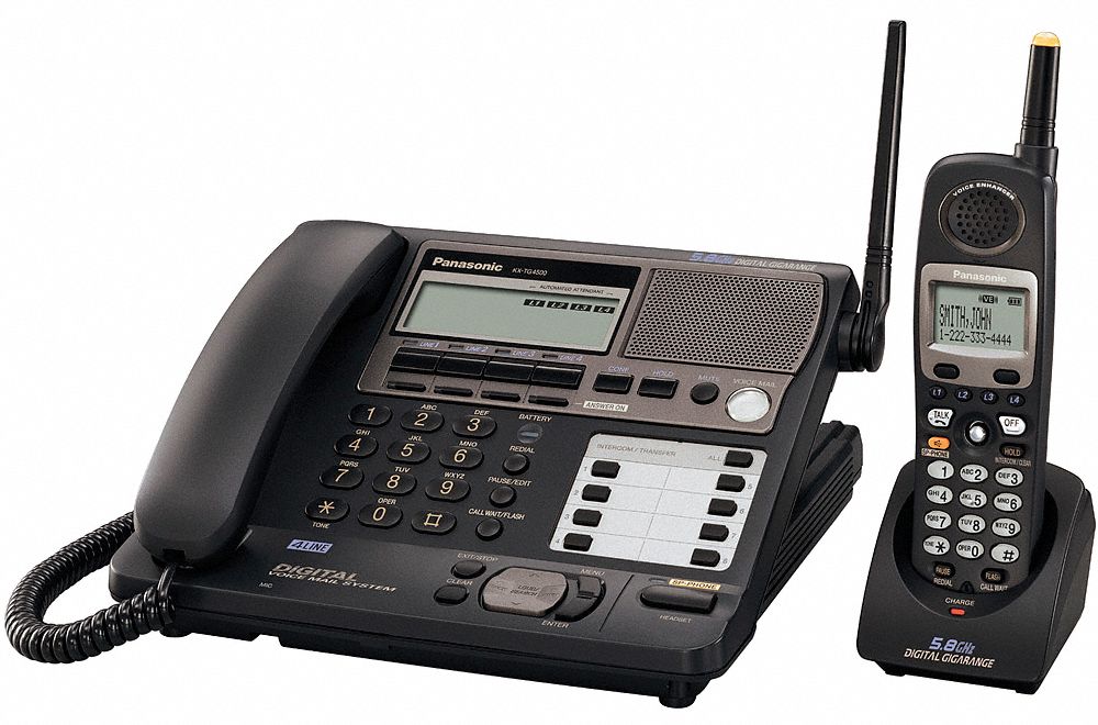 4-Line Expandable Corded/Cordless Phone