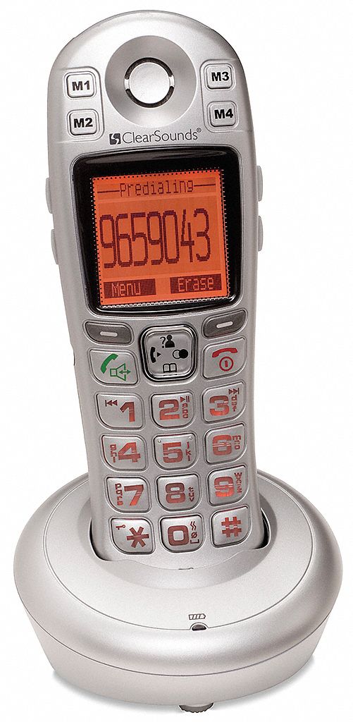 Telephone, Expansion Cordless Handset, Slv