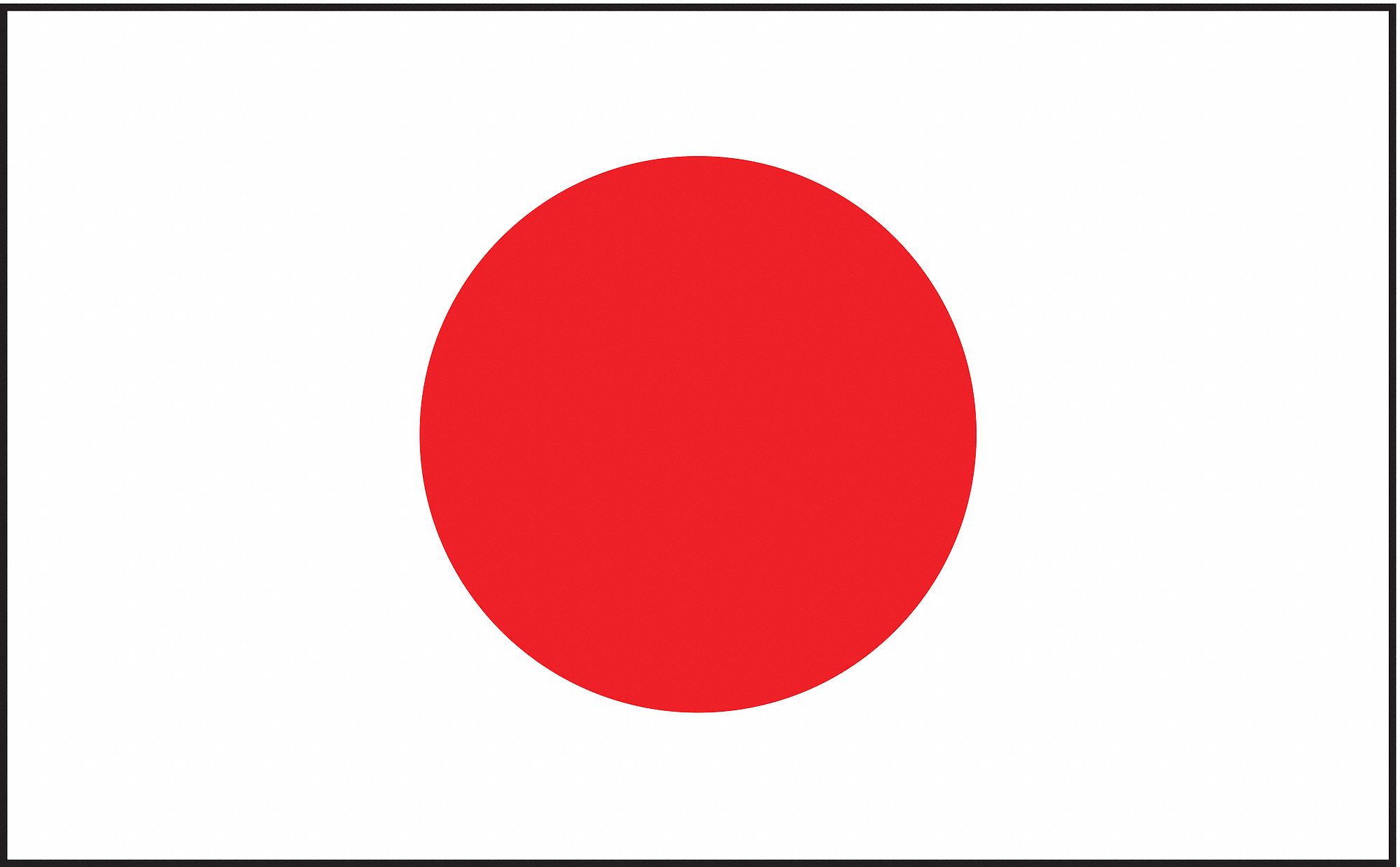 Japan Flag, 4x6 Ft, Nylon