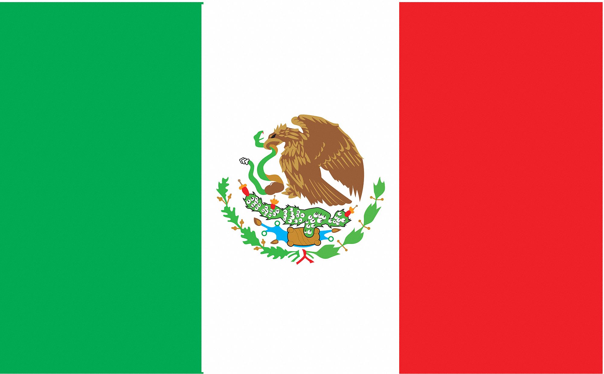 Mexico Flag, 4x6 Ft, Nylon
