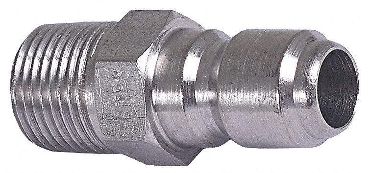 Quick Connect Plug, Male, 3/8 M x 3/8 In
