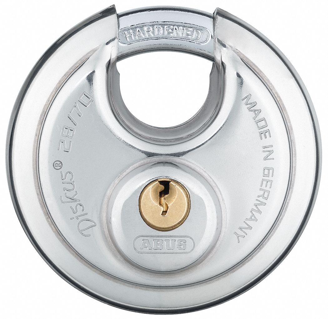 Disk Padlock, Key 0303, KA, Steel