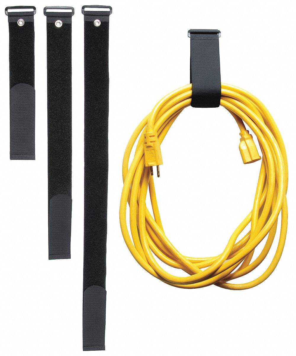 Reclosable Cinch Straps, 1x12, PK 10