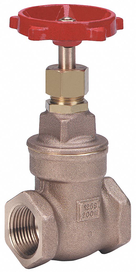 Gate Valve, Class 125, FNPT 1 In