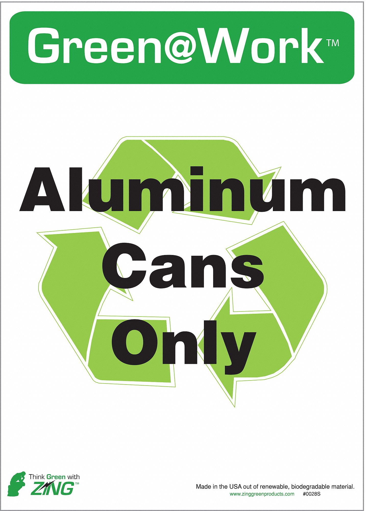 Recycle Label, PK 5