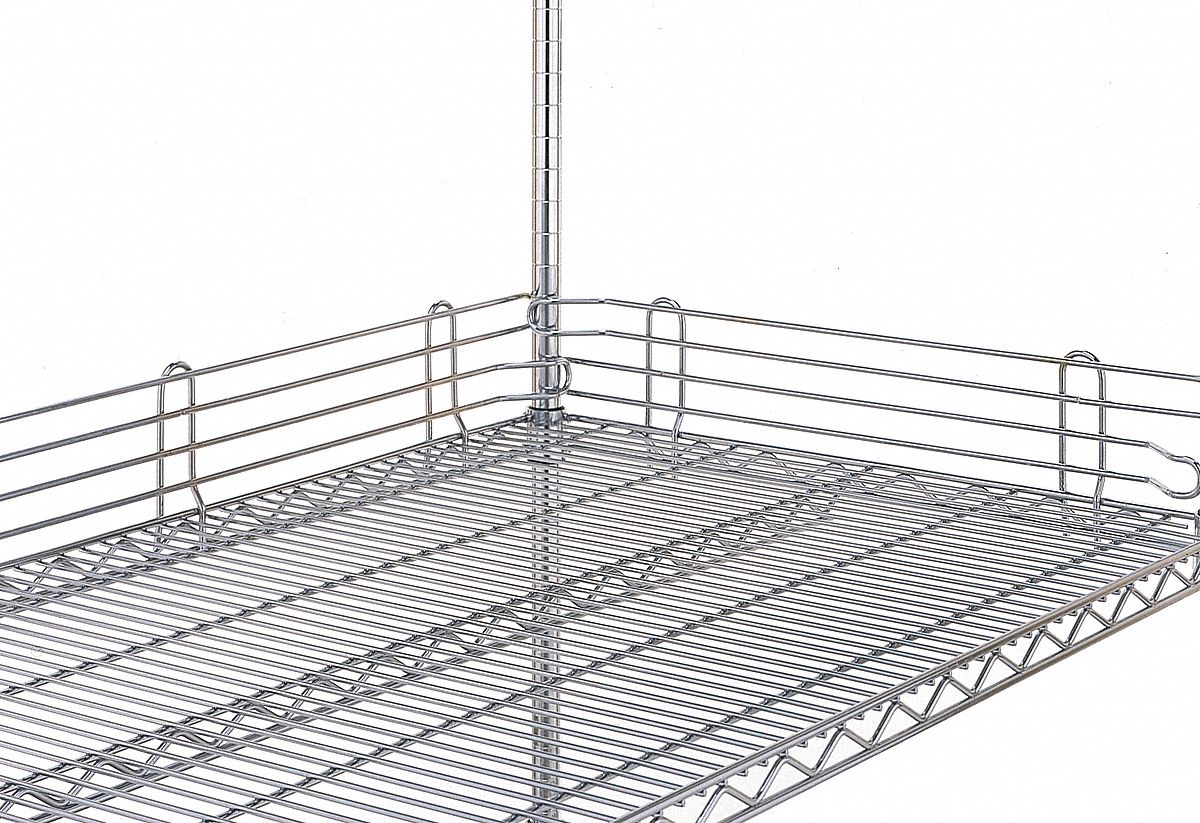 Shelf Side/Back Ledge, 4 H x 36 in. W, PK2