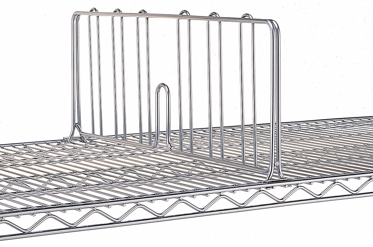 Shelf Divider, 8 H x 24 in. W, PK 6