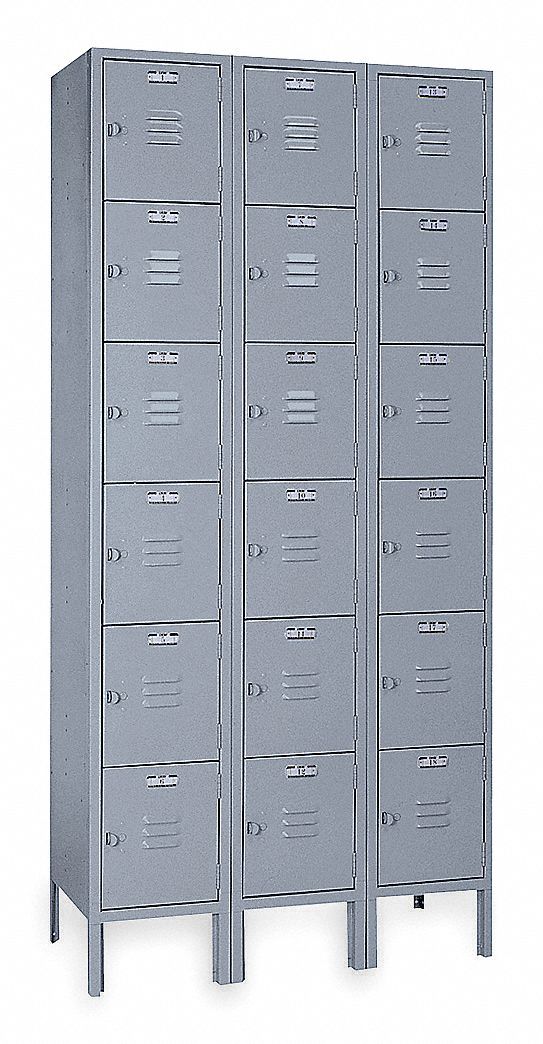 Locker, 6 Tier, 3 Frame