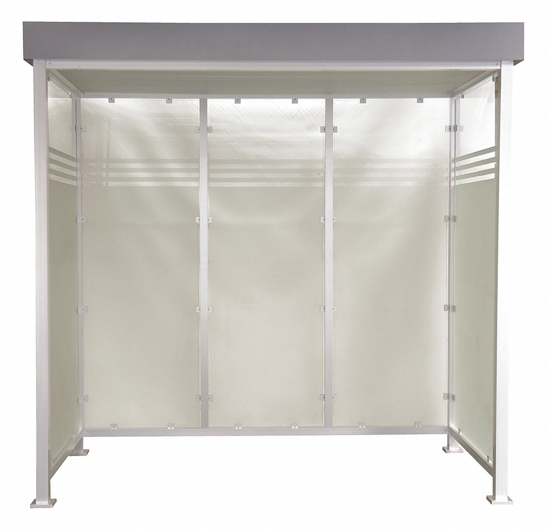 Smokers Shelter, H 103 In, W 105 In, D50 In