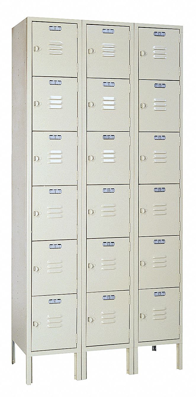 Locker, 6 Tier, 3 Frame