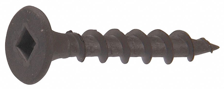 Drywall Screw, Sq Dr, #8 x 3, Pk 85