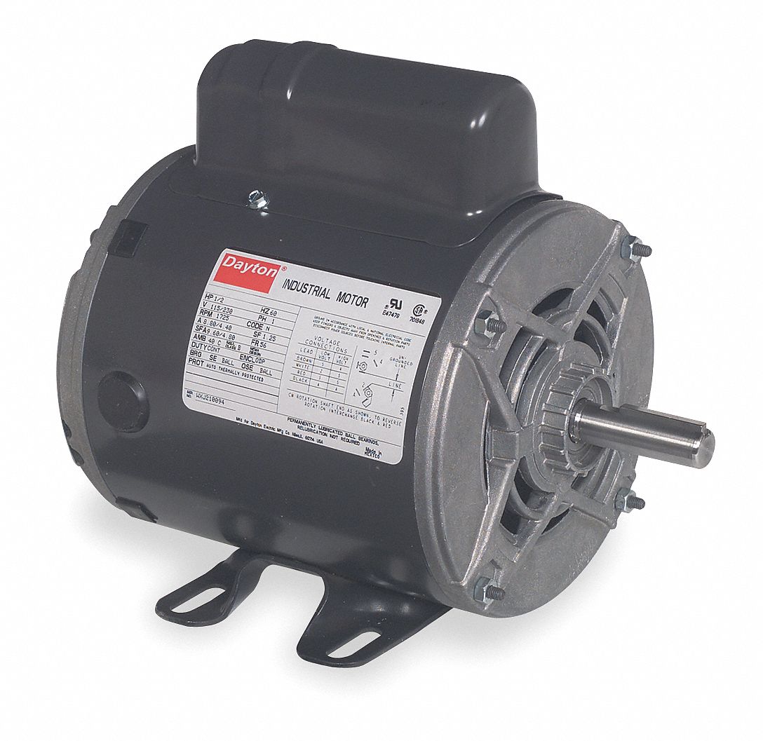 GP Mtr, CS, ODP, 1/2 HP, 1725 rpm, 56