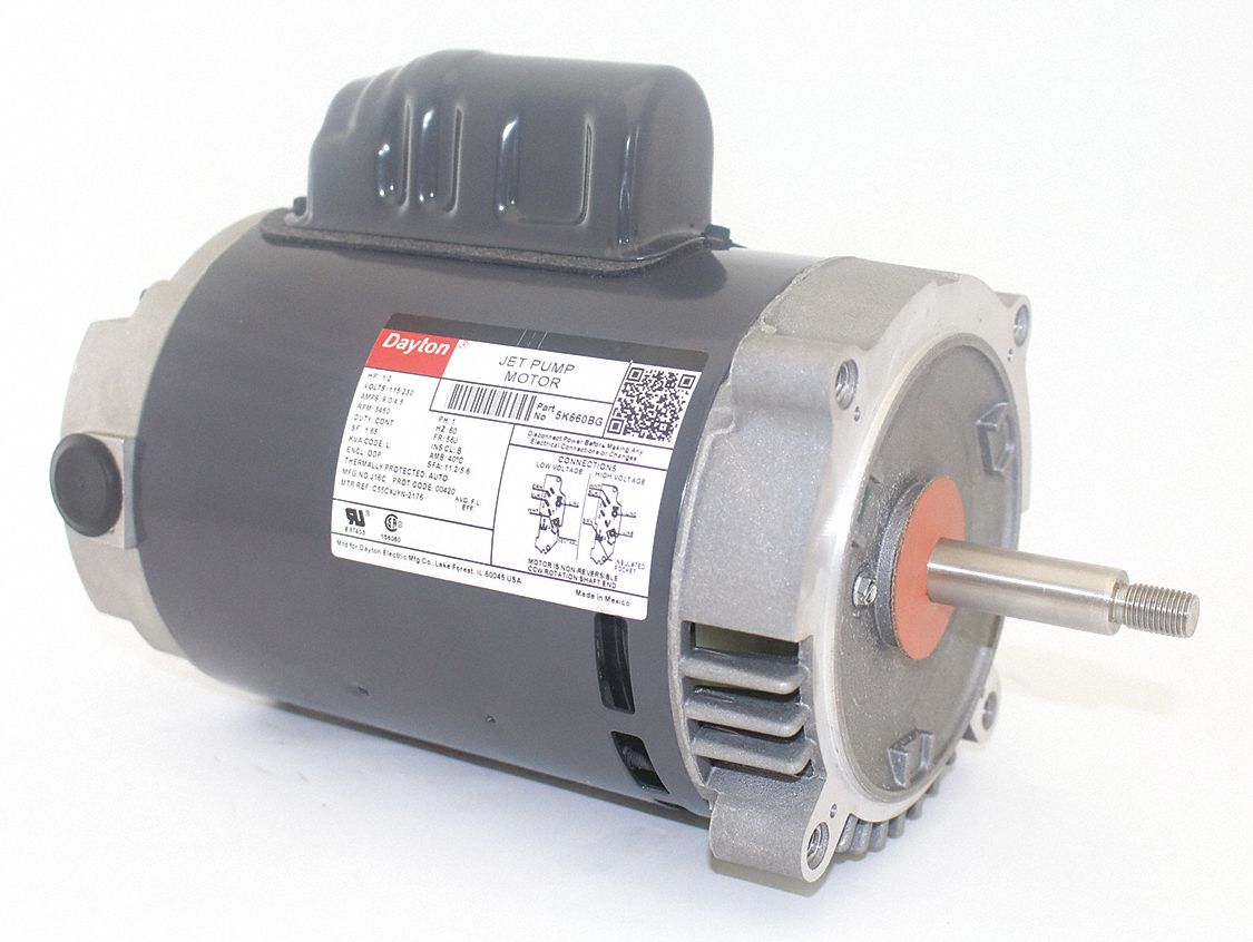 Motor, 1/2hp, Jet Pump