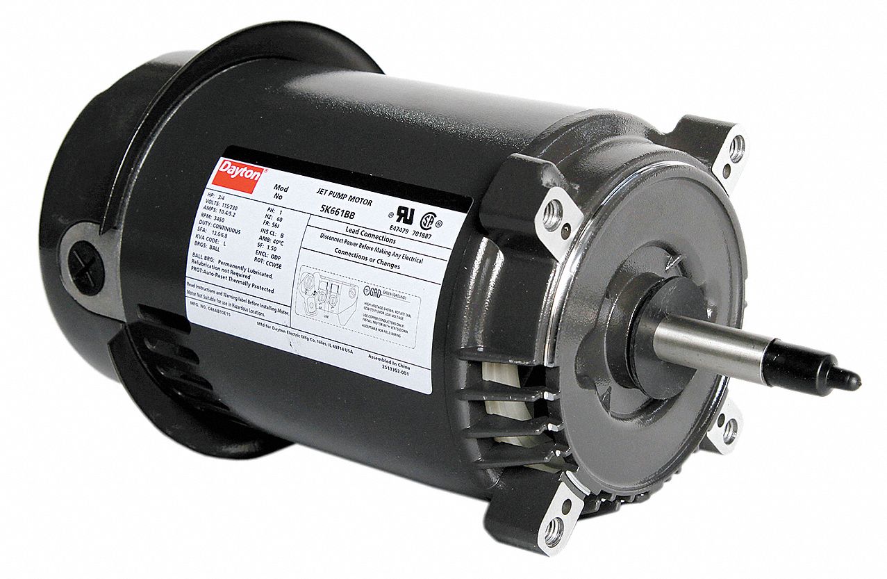 Motor, 3/4hp, Jet Pump