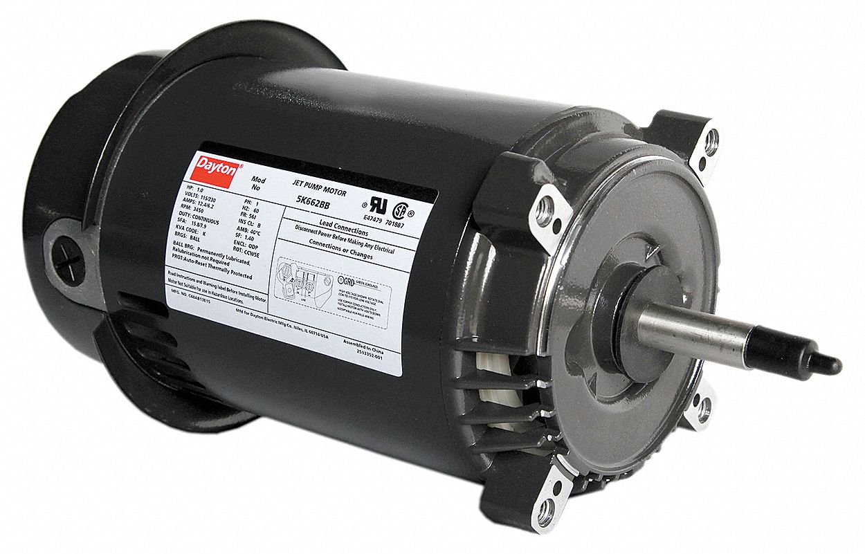 Motor, 1hp, Jet Pump