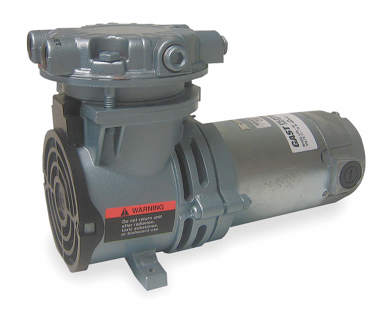 Compressor/Vacuum Pump, 1/10 HP, 0.63 CFM