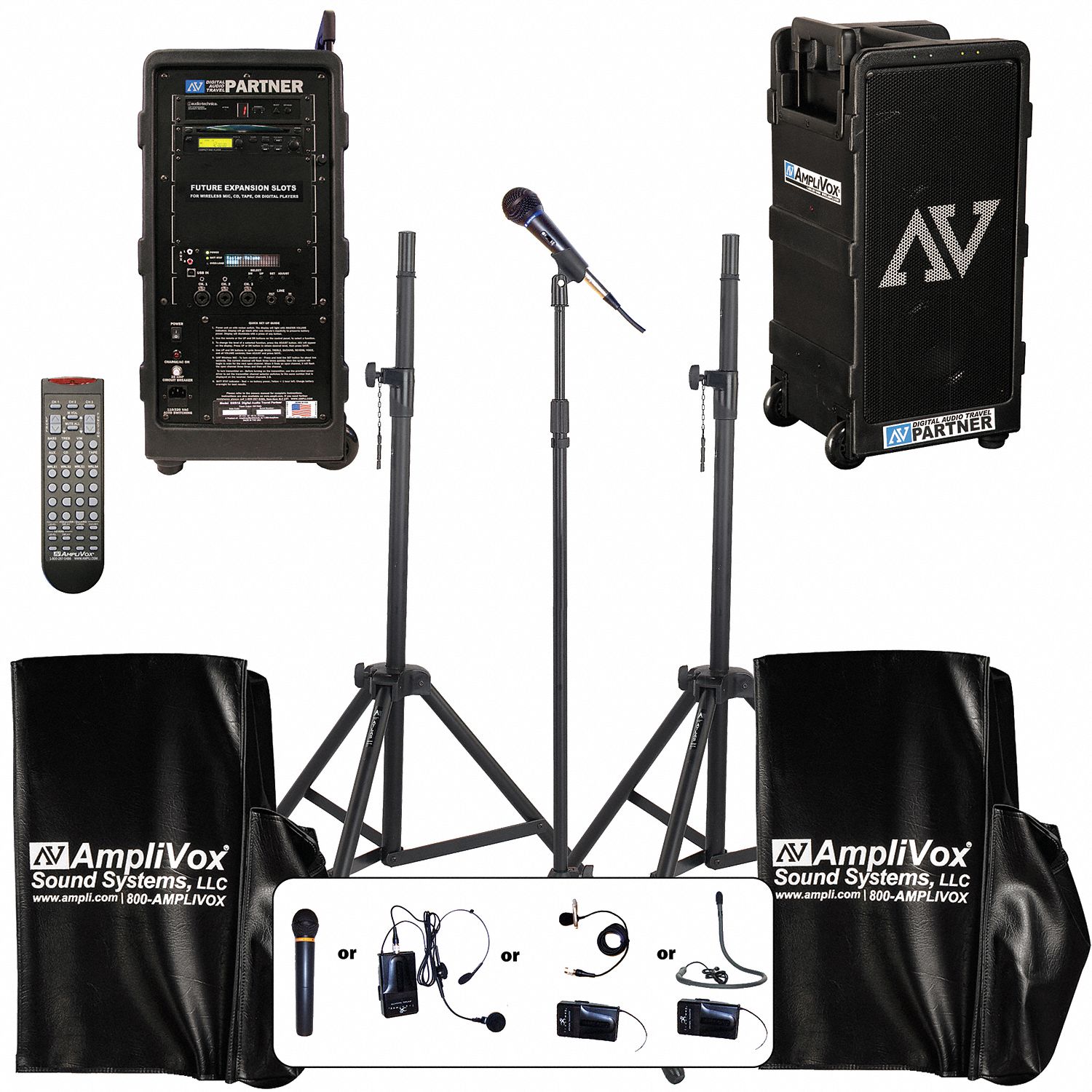 Public Address System, CD, 2 Tripods