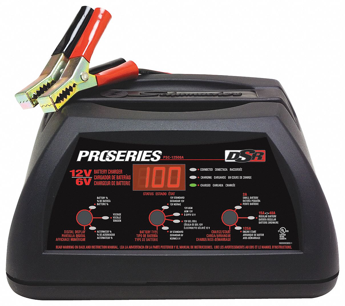 Btry Charger/Starter, 15/40 UL Rated Amps