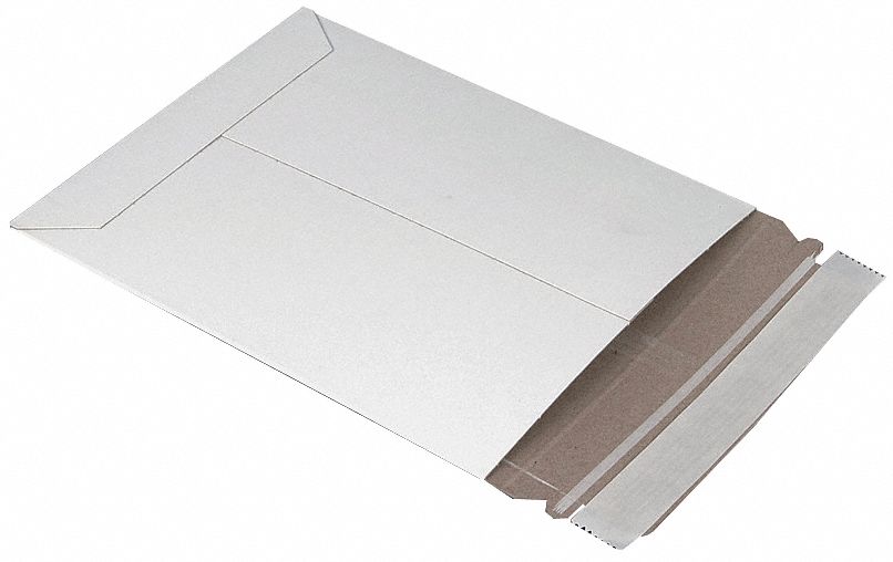 Mailer Envelope, 6 In. L, White, PK 200