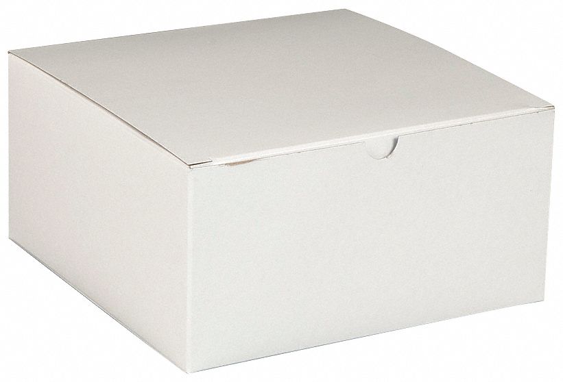 Gift Boxes, 6x6x4, White, PK 100