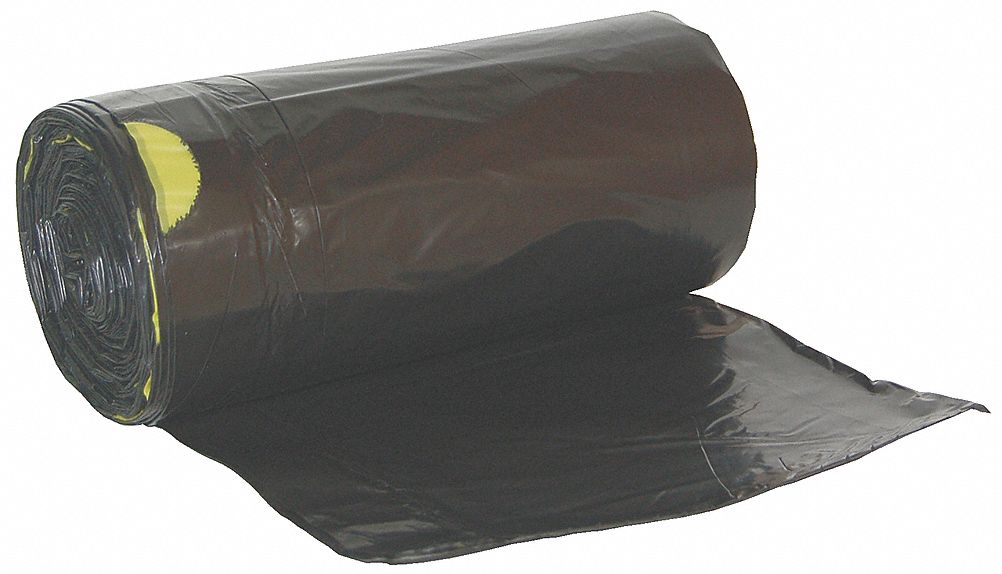 Drawstring Trash Can Liner, 56 gal., PK100