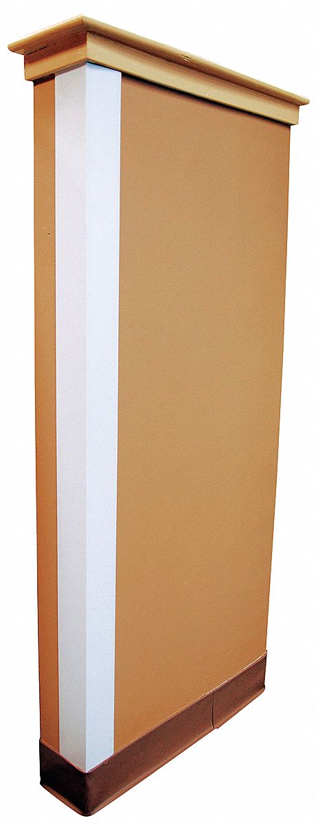 Corner Guard, White, 2x48in, Adhesive