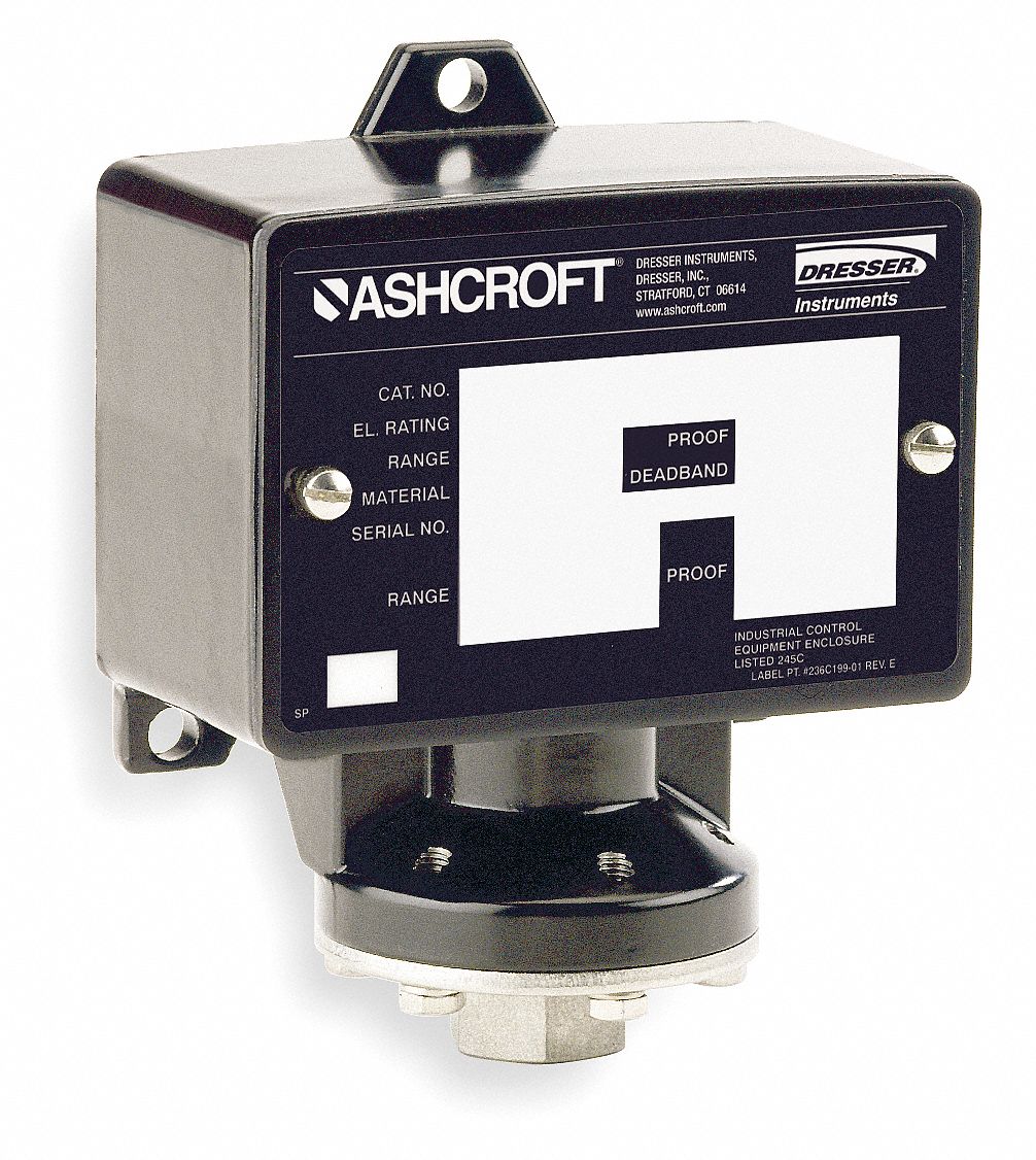 Pressure Switch, 300-3000 PSI, 18000 Burst