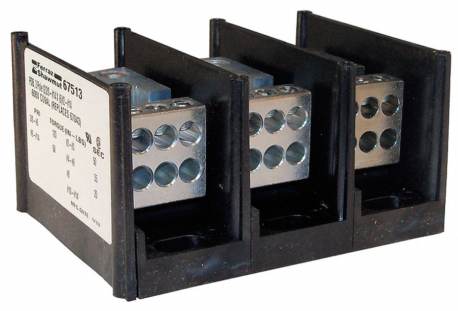 Distribution Block, 67 Series, 3P, 350A