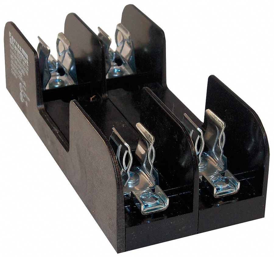 Fuse Holder, 30A AC, 600V, 2 Pole, Molded
